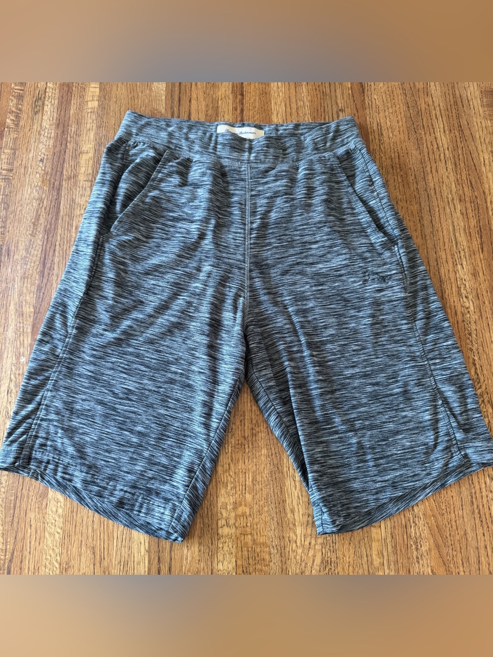 Tommy Bahama Space Dye Knit Lounge Shorts Gray Marl Heather - Size Small